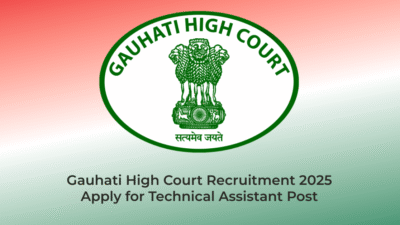 Gauhati High Court Recruitment 2025 – Apply for Technical Assistant Post | Jobs in Assam | Free Job Alert | Assam Job Alert