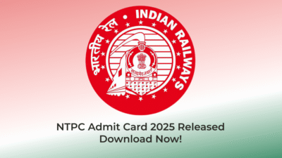 NTPC Admit Card 2025 Released β Download Now!