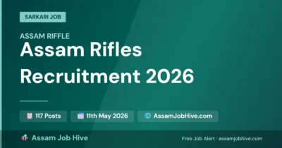 Complete details for Assam Rifles Recruitment 2026 showing 117 vacancies for Havildar Clerk and Rifleman, including physical standards and application deadlines.