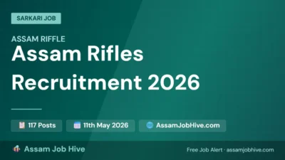 Complete details for Assam Rifles Recruitment 2026 showing 117 vacancies for Havildar Clerk and Rifleman, including physical standards and application deadlines.