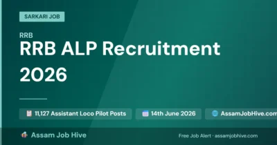 RRB ALP Recruitment 2026 – 11127 Assistant Loco Pilot Posts, Apply Online by June 14
