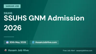 Complete overview of the SSUHS GNM Admission 2026 showing online application steps, eligibility criteria, and the May 30 deadline for the Common Entrance Exam.