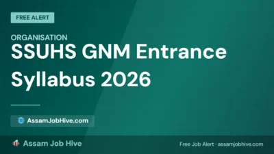 Complete breakdown of the SSUHS GNM Entrance Syllabus 2026, including subjects like Science, English, and Math, with links to previous year papers.