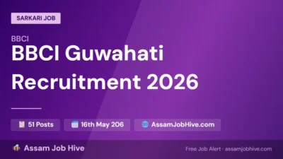 BBCI Recruitment 2026 Guwahati – 51 Contractual Posts at Dr. B Borooah Cancer Institute, Apply by May 16