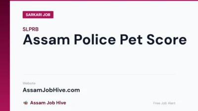Assam Police PET Score Calculation — How Run Time and Long Jump Distance Convert to Marks