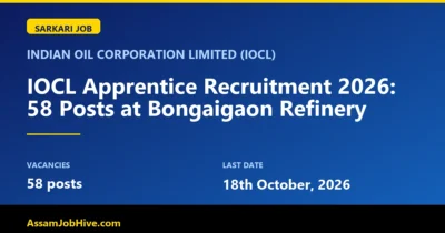 IOCL Apprentice Recruitment 2026