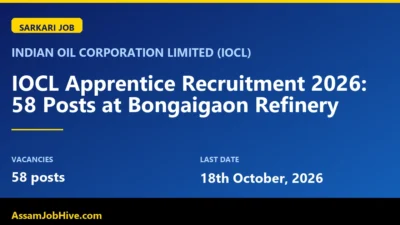 IOCL Apprentice Recruitment 2026