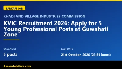 KVIC Recruitment 2026 Young Professional Posts