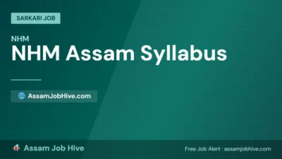 NHM Assam Syllabus — Confirmed Exam Topics for CHO and Other Posts, Source Conflicts Explained
