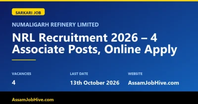 NRL Recruitment 2026 Associate Posts