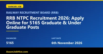 RRB NTPC Recruitment 2026 Notification