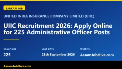 UIIC Recruitment 2026 - Apply Online for 225 Administrative Officer Posts
