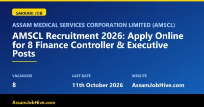 AMSCL Recruitment 2026 Banner