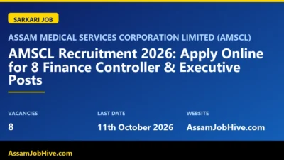 AMSCL Recruitment 2026 Banner