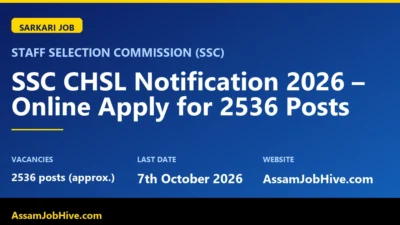 SSC CHSL Notification 2026